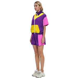 Entraînement Fitness Jogging formation porter femmes coupe-vent été Shorts ensemble respirant grande taille femmes ensembles - Product Image 4