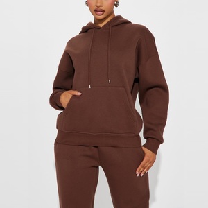 Sweat-shirt à capuche en jersey 100% coton pour femme Style décontracté Logo imprimé brodé sur le devant Fabriqué de manière durable au Bangladesh - Product Image 2