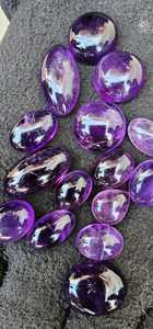 พลอยอเมทิสต์ธรรมชาติ Cabochon คุณภาพระดับพรีเมียมสําหรับทําต่างหูและสร้อยคอในราคาขายส่งเพื่อการส่งออกจํานวนมาก - Product Image 3