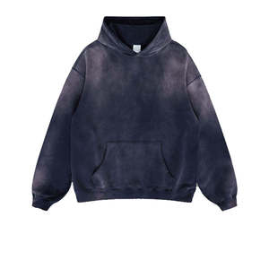 New Design Best Selling Men Acid <b>Wash</b> Hoodies Low MOQ Wholesale Men Acid <b>Wash</b> Hoodies For Sale - Product Image 2