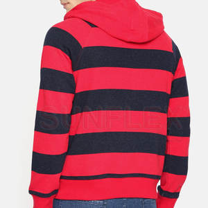 เสื้อฮู้ดสไตล์ลำลองของผู้ชายสำหรับฤดูหนาวพร้อมโลโก้แบบกำหนดเองสีทึบทำจากโพลีเอสเตอร์/ ผ้าฝ้าย - Product Image 2