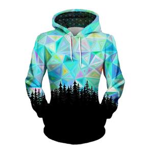 Sudadera con Capucha de Invierno en Bloques de Color para Hombre y Mujer, con Logotipo Personalizado, Impresión Digital, Bolsillo Frontal y Forro Cálido - Product Image 3