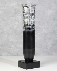 Premium Quality Modern Decorative Ceramic Flower Vase for Home Office Decoration with Premium Finishing Look <b>Glass</b> Crystal Vase - Product Image 2