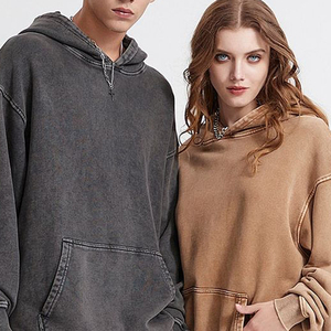 Nueva moda marca personalizada personalidad Color sólido High Street sudadera gris sudaderas con capucha - Product Image 6