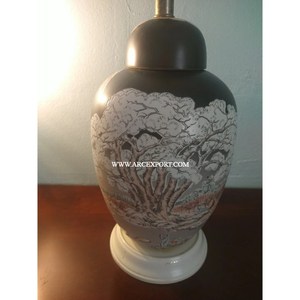 Pot à gingembre et vase de conception unique et élégante en métal de qualité supérieure, revêtement en poudre de couleur orange, fabriqué en Inde, à un prix impressionnant - Product Image 6