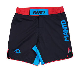 กางเกงขาสั้น MMA สำหรับผู้ชายชุดใส่เล่นกีฬาสีพื้นน้ำหนักเบาผลิตตามสั่งผลิตในปากีสถาน - Product Image 1