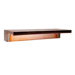 รางน้ำน้ำตกโลหะทองแดงบริสุทธิ์สำหรับตกแต่งบ้านสวนสระว่ายน้ำ - Product Image 4