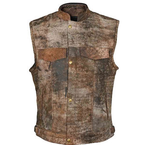 Gilet en cuir pour femmes Mode moto Gilet en cuir véritable Vente en gros - Product Image 2