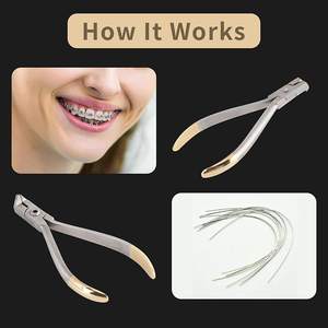 คีมตัดปลายสายสเตนเลสสตีลสำหรับจัดฟัน ตัดลวดด้วยมือ ได้รับการรับรองมาตรฐาน MOL เครื่องมือผ่าตัดทางทันตกรรม ผลิตในประเทศปากีสถาน - Product Image 6