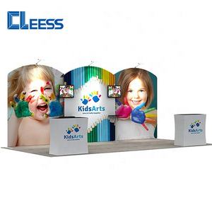 Stand de Exhibición Portátil de 10x20 con Fondo de Tela Tensada de 3x6m para Ferias Comerciales - Product Image 2