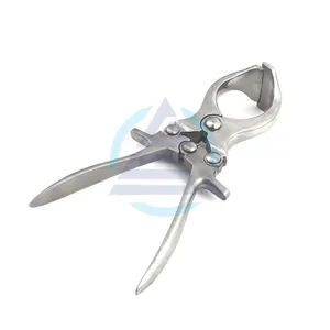 Alicates de castración de acero inoxidable, estilo Burdizzo, instrumentos veterinarios de 9 pulgadas de longitud, emasculador de ganado de cordero y ganado - Product Image 1