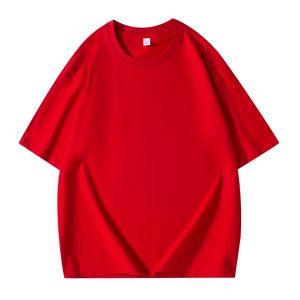Les derniers modèles de t-shirt grande taille de couleur unie lâche directe d'usine peuvent être personnalisés T-shirt pour hommes - Product Image 5