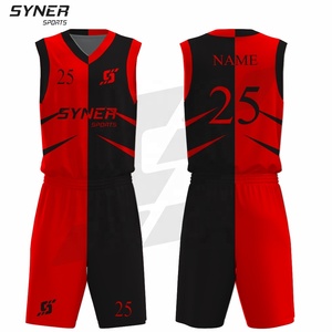 Maillot de basket-ball personnalisé au design exclusif, respirant, taille plus, kit de collaboration avec chemise co-marquée avec une illustration unique - Product Image 6