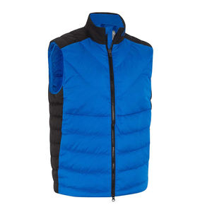 Gilet matelassé en laine chaud pour homme, respirant, écologique, avec fermeture éclair, style urbain, vêtement d'extérieur, fabriqué au Pakistan - Product Image 1