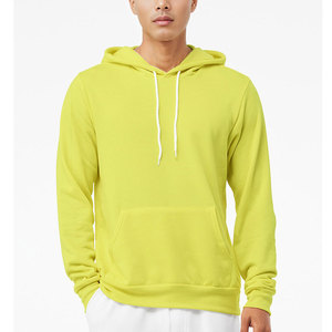 Bella + Canvas Unisex Poly-Cotton Fleece Pullover Hoodie C3719 Hombres Manga larga Atlético Color sólido Pullover Pocket Hoodies - Product Image 6