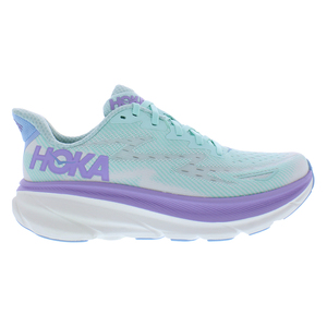 Scarpe da Donna HOKA Clifton 9 Colore: Sunlit Ocean/Lilac Mist 100% Autentiche - Product Image 1