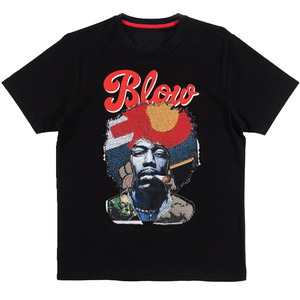 T-shirt à manches courtes pour hommes personnalisé Vintage graphique Streetwear sérigraphie 260 grammes haut à manches courtes sérigraphié - Product Image 5