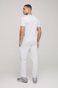 Camiseta de algodón 100% de gran tamaño para hombre, Camiseta holgada lisa con estampado Digital en blanco, camisetas de calidad premium blancas con cuello redondo de Hip Hop - Product Image 2