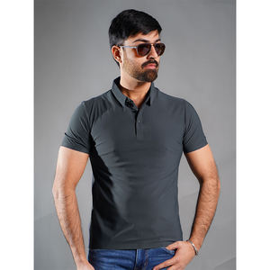 Nueva Camiseta de manga corta de verano para hombre, camiseta POLO bordada con solapa suelta de moda de negocios informal, camisa transpirable para hombre - Product Image 3