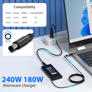 Nouveau chargeur pour ordinateur portable 240W pour Dell Alienware 13 15 17 R1 R2 R3 R4 X51 M17 M15 M17X M18X <span class=keywords><strong>Precision</strong></span> M6500 <span class=keywords><strong>M6700</strong></span> Adaptateur pour ordinateur portable - Product Image 4