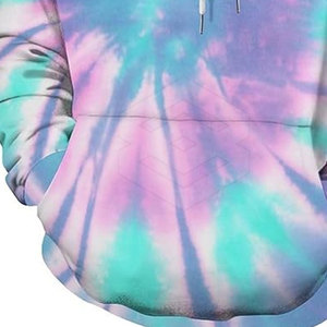 Sudaderas con Capucha de Invierno para Hombre, Elegantes y de Alta Calidad, Estilo Casual, Tie Dye, Transpirables, de Poliéster/Algodón, Impresión Digital, Diseño Nuevo al por Mayor - Product Image 4