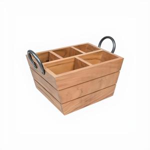 Soporte para cubiertos de madera de Color antiguo quemado de calidad superior de Venta caliente decorativo para Cocina - Product Image 1