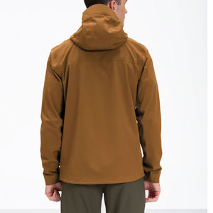 Veste coupe-vent d'hiver pour homme de haute qualité 100% nylon toile à capuche col vintage personnalisé fermeture éclair avant coupe-vent écologique - Product Image 2