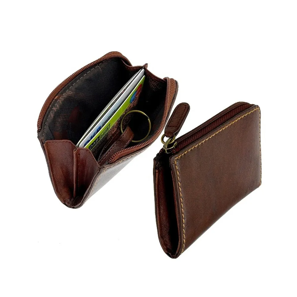 Compact Size Leather Key Holders Wallet Ready To Export Bulk Pieces At Best Price