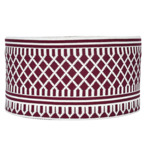 Nouvelle vente chaude : Chapeau Namaz Topi Kufi Barkati pour hommes musulmans omanais, design personnalisé rouge élégant, coton/lin, ODM, toutes saisons - Product Image 2