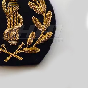 Badge de blazer en fils d'argent de qualité supérieure, broche pour veste de club, badge de blazer personnalisé en fils d'argent, embellissement de veste tendance - Product Image 4