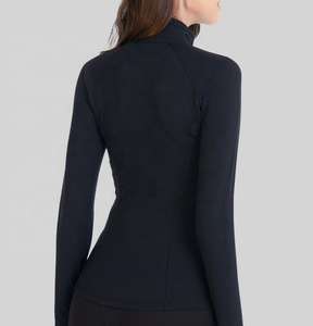 Breathable Slim Fit Workout Gym Fitness Set Bbl Spring <b>Yoga</b> Crop Tops Ladies Running Zip up Sport Women <b>Jackets</b> jogging wear - Product Image 3