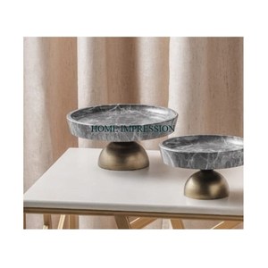 Cuenco de aluminio de chocolate de diseño de lujo personalizado, vajilla de lujo más vendida para fiesta, calidad fina disponible en plata - Product Image 4