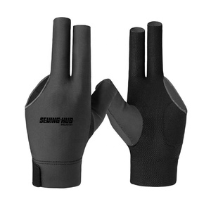 3 Finger Professional Billiard Gloves Customized Design 100% Original Leather High Quality Snooker Use Customizable Sizes & Logo - Product Image 5