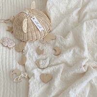 Bébé rotin lit suspendu mobile pour petits nouveau-nés en gros meilleur choix pour maman mignon ours pépinière berceau mobiles
