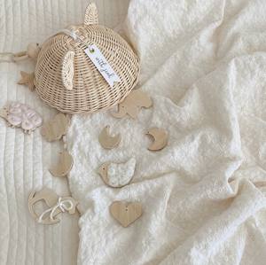 Bébé rotin lit suspendu mobile pour petits nouveau-nés en gros meilleur choix pour maman mignon ours pépinière berceau mobiles - Product Image 3