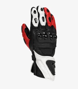 Guantes de moto de carreras de dedo completo para hombre de cuero de vaca de protección de manos de calidad superior - Product Image 1