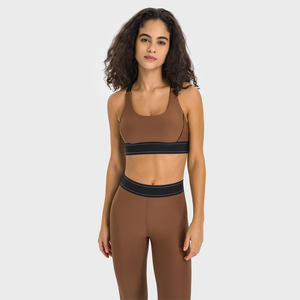 Leggings de 2 piezas de alta calidad para mujer, ropa de yoga, Sujetador deportivo, conjuntos de gimnasio y fitness para mujer, novedad - Product Image 5