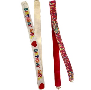 Custom Handmade Seed Beads Embroidery Shoulder <b>Bag</b> Straps Birthday <b>Girl</b> Wholesale Beaded Purse Strap with Tribal Design for <b>Bag</b> - Product Image 4