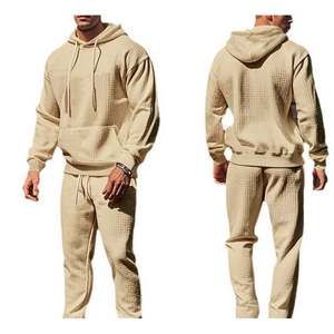 Conjunto Deportivo Informal Unisex 100% Algodón Transpirable para Gimnasio y Fitness, Conjunto Deportivo para Hombre, Chándal para Correr, Ropa Deportiva de Invierno para Hombre, Talla Grande - Product Image 2