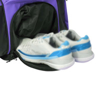 Sacs de padel pour raquette de pickleball en polyester avec logo personnalisé Sac à dos de pagaie de pickleball à bretelles réglables de grande capacité