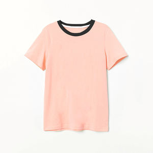 Camisetas de Cuello Redondo al por Mayor de Alta Calidad para Niños, Camiseta Lisa 100% Algodón con Logotipo Personalizado, Camiseta para Niños - Product Image 2