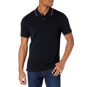 Polo informal de verano para hombre, superventas, logotipo personalizado, diseño transpirable, patrón sólido para uso masculino - Product Image 1