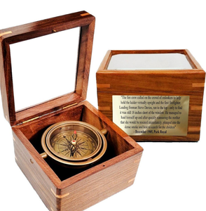 Brújula Personalizada de Alta Calidad, Brújula con Reloj Solar, Regalo de Aniversario, Regalo para Esposo, Regalo para Parejas, Regalo de Navidad, Artículo Elegante - Product Image 1