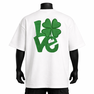 เสื้อยืดโอเวอร์ไซส์สีขาวสำหรับผู้ชาย ผ้าคอตตอนนุ่ม น้ำหนัก 230GSM พิมพ์โลโก้ได้ตามต้องการ สไตล์ลำลองแนวสตรีทแวร์ - Product Image 2