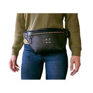 กระเป๋าคาดเอวหนังแท้สำหรับผู้หญิงปรับแต่งได้กระเป๋าคาดเอวมีซิปปิดแบบปลอดภัยพร้อมซิปกันน้ำ - Product Image 1