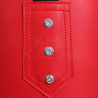 Saco de Boxeo de Cuero Resistente, Relleno de Arena, para Entrenamiento de Boxeo, Artes Marciales y Fitness, Diseñado para Potencia y Resistencia Diaria