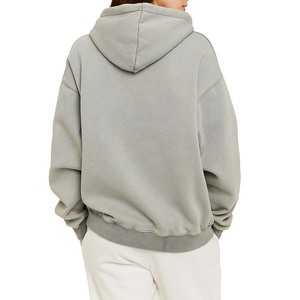 Acid Wash Vintage 2026 Faded Distressed Mujeres Sudadera de gran tamaño Poliéster Algodón Invierno Casual Patrón sólido - Product Image 3