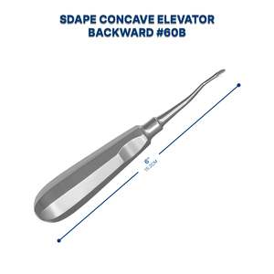 Ascenseur dentaire de racine d'acier inoxydable d'ascenseur de racine d'instruments chirurgicaux de la meilleure qualité - Product Image 2