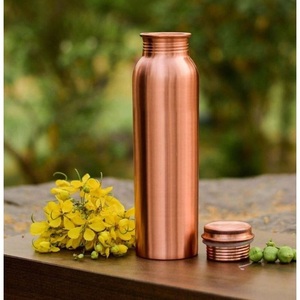 Premium Copper <b>Bottle</b> for Drinking <b>Water</b> Reusable Eco Friendly Storage - Product Image 5