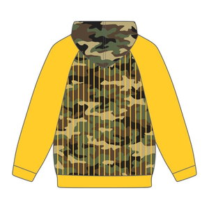 Año de Fundación 1963 Iota Phi Theta Camo Body Gold Raglan Pinstripes Pullover Hoodie Greek Fraternity Apparel Divine Nine HBCU - Product Image 3